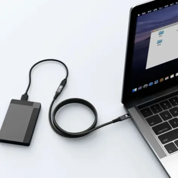 ER Power USB-C prodlužovací kabel černá / Prodlužovací kabel / PD 100W / 10Gbps / 2m (ERPW2CEX-BK)