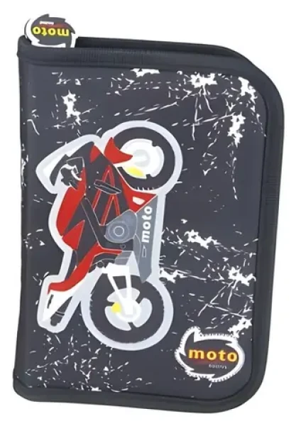 EASY Školní penál Moto 1 / Penál / 22x14x6 cm (5901180336291)