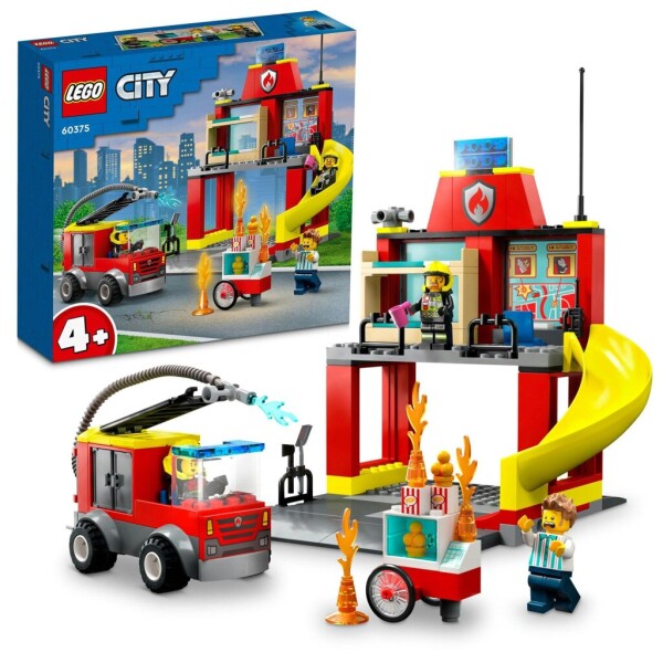 LEGO® City 60375 Hasičská stanice auto hasičů