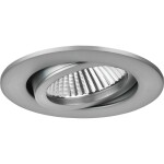 Paulmann 92907 Whirl LED vestavné svítidlo, LED, pevně vestavěné LED, 4.9 W, hliník (kartáčovaný), saténová, sada 3 ks