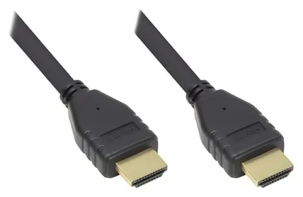 Good Connections HDMI 2.0b kabel černá / Propojovací kabel / HDMI-HDMI / 4K UHD 60Hz / 0,5 m (GC-M0135)