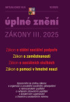 Aktualizace III/4 2025 Zákon o státní sociální podpoře