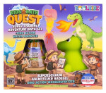 Sada na koupání KOOLKIDZ stříkačka dinosaurus a pěnivý sprchový gel Jablko 60ml