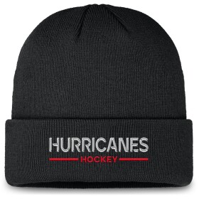Fanatics Pánská zimní čepice Carolina Hurricanes NHL Authentic Pro A/Cap Cuffed Beanie
