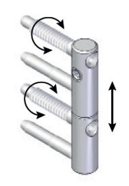 NoName dveřní závěs SZ 82 :: ZŽ1, 20x58, zinek žlutý (256665)