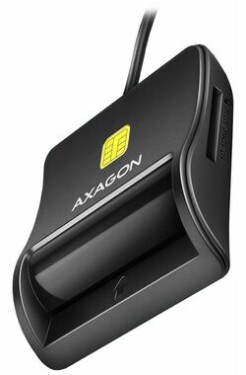 AXAGON CRE-SM3SD černá / Čtečka SMART, microSD/SD a SIM karet / USB-A 2.0 (CRE-SM3SD)