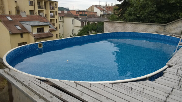 Crystalpool Výměna fólie u nadzemních bazénů(rozměr 9x4,7m)