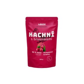 Louie kapsička pro psy, Kachní s brusinkami Hmotnost balení: 150 g