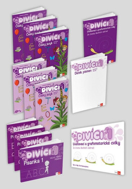 Divíci 1 - základní žákovský balíček - Český jazyk GM (nevázané písmo)