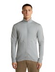 Pánská merino mikina ICEBREAKER Mens Merino 560 Realfleece Elemental II LS Zip, Proto Grey velikost: M