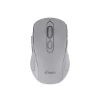 C-TECH WLM-12 šedá / Bezdrátová optická myš / 1600DPI / 6 tlačítek / BT/2.4GHz / 1xAA (8595729901049)