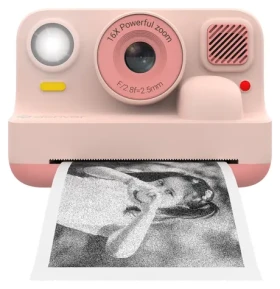 Denver KPC-1374BTRO růžová / Dětský fotoaparát s tiskárnou / selfie objektiv / micro SD 64GB (dkpc1374btro)