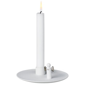 Räder Porcelánový svícen Angel's Light Silver, bílá barva, porcelán