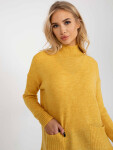 Dámský svetr RV SW 7051 žlutý - FPrice UNI