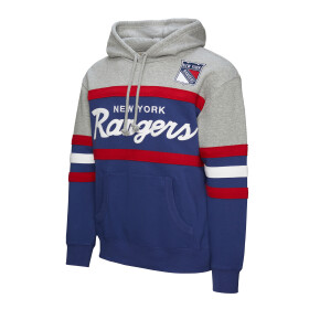 Mitchell & Ness Pánská mikina New York Rangers NHL Head Coach Hoodie Velikost: L