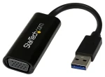 StarTech adaptér USB 3.0 na VGA černá / Adaptér / 1920x1200 / vestavěný kabel 0,06 m (USB32VGAES)