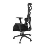 Kancelářská židle, synchronní mechanismus, černá síťovina, KA-Y358 BK