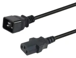 Equip C20-C13 černá / Napájecí kabel / 3 m / 250 V / 16 A (112141)