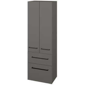 Dřevojas - Vysoká skříň DOS SVD2Z2 50 - N06 Lava / Úchytka T06 / N06 Lava 209544H