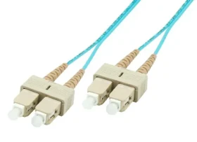 MicroConnect Optical Fibre Cable SC/SC Multimode duplex OM3 2m modrá (FIB222002)