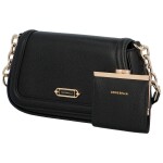 Elegantní crossbody s menší samostatnou kapsičkou Dara, černá