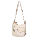 Trendy dámská semišová crossbody kabelka LB Gabriella, béžová