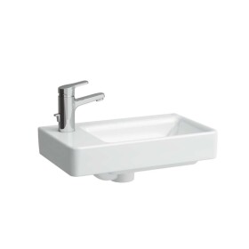 Laufen - Pro S Umývátko, 48x28 cm, 1 otvor pro baterii vlevo, bílá H8159550001041