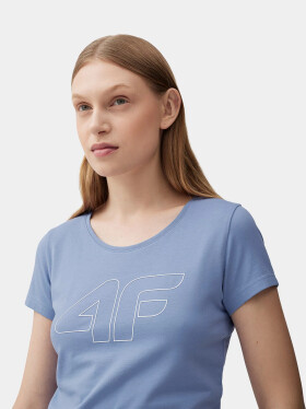 Dámské tričko potiskem 4FSS23TTSHF583-32S modré 4F