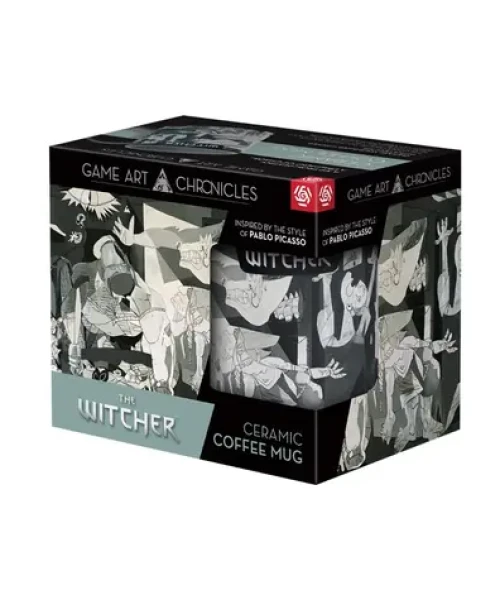 Good Loot The Witcher 3 Ciri Picasso černá / Hrnek / Game Art Chronicles / keramika / 450 ml (5908305249924)