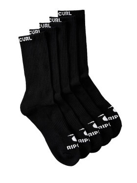 Rip Curl BRAND ANKLE 5-PK black pánské kvalitní ponožky