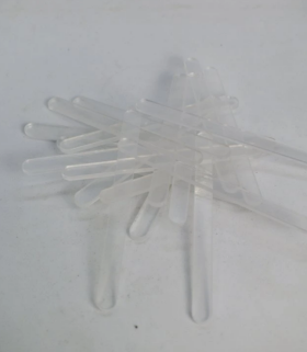 Cake star Akrylatové tyčky na nanuk transparent délka 7cm (10ks)