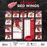 JF Turner Kalendář Detroit Red Wings NHL 2025 Wall Calendar