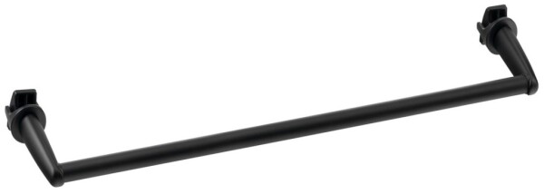 AQUALINE - Sušák ručníků na otopná tělesa 46cm rovný, černá mat IDR-50B