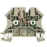 Weidmüller 8731670000 zkušební oddělovací řadová svorka šroubovací Tmavě béžová 100 ks