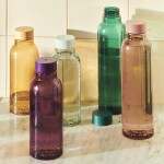 HAY Lahev na pití Miz Purple 540 ml, fialová barva, plast