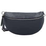 Módní dámská kožená ledvinka Sotiria, tmavě modrá