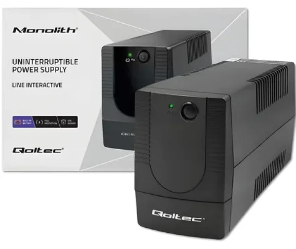 Monolith UPS 650VA / Záložní zdroj UPS / Line-Interactive / 360 W / AVR (53772)