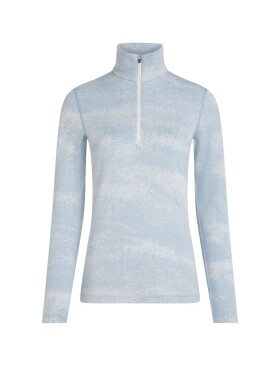 ICEBREAKER Wmns Merino 260 Tech Vertex LS Half Zip Chillwave, Snow/Zinc Blue/J (vzorek) velikost: S