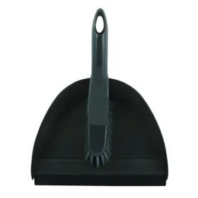 MSV smetáček s lopatkou tmavě šedý / Smetáček s lopatkou / plast / 30 x 25 x 8 cm