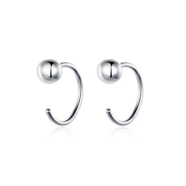 ELENYS Minimalistická elegance – náušnice ze sterlingového stříbra 925