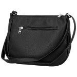 Stylová dámská koženková crossbody kabelka Kajla, černá