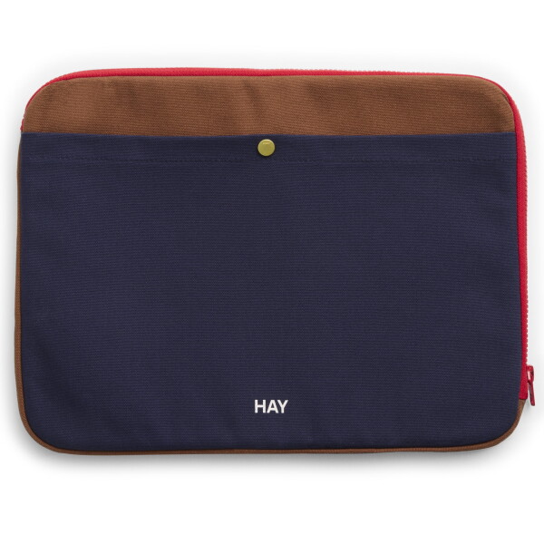 HAY Obal na notebook 13"/14" Midnight Blue Multi, modrá barva, textil