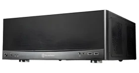 SilverStone SST-GD11B černá / HTPC skříň / ATX, SSI-CEB / 240mm chladič / bez zdroje / USB-C (SST-GD11B)