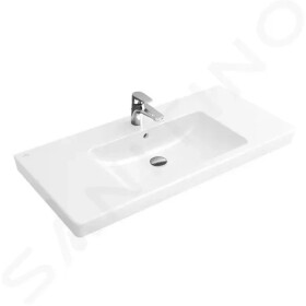 VILLEROY & BOCH - Subway 2.0 Umyvadlo nábytkové 1000x470 mm, s přepadem, otvor pro baterii, alpská bílá 71751G01