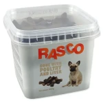 RASCO Drůbeží kost s játry 2,5 cm / Pochoutka pro psy / 550 g (4904-65342)