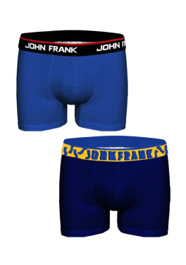 Pánské boxerky John Frank JF2BHYPE04 2 pack Modrá M