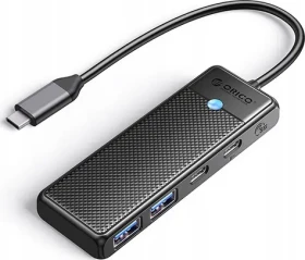 Orico PAPW2AC-C3 / USB Hub / 1x USB-C / 1x USB-C PD / 2x USB-A 3.2 Gen2 (6942227138316)