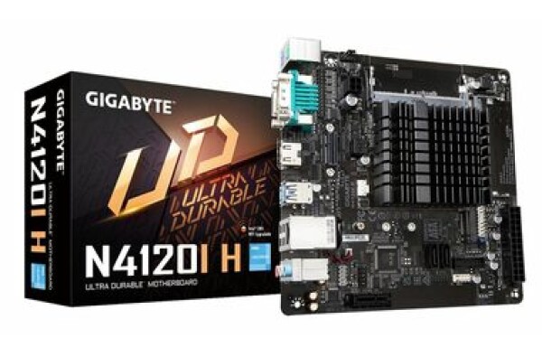 GIGABYTE N4120I H / Intel Celeron N4120 / 2x DDR4 2400 / SATA III / M.2 / GLAN / mATX (N4120I H)