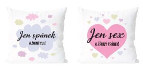 Ptakoviny.cz Polštář Jen spánek/Jen sex