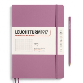 Notebook Composition (B5), Softcover, 123 numbered pages, Dusty Rose, dotted